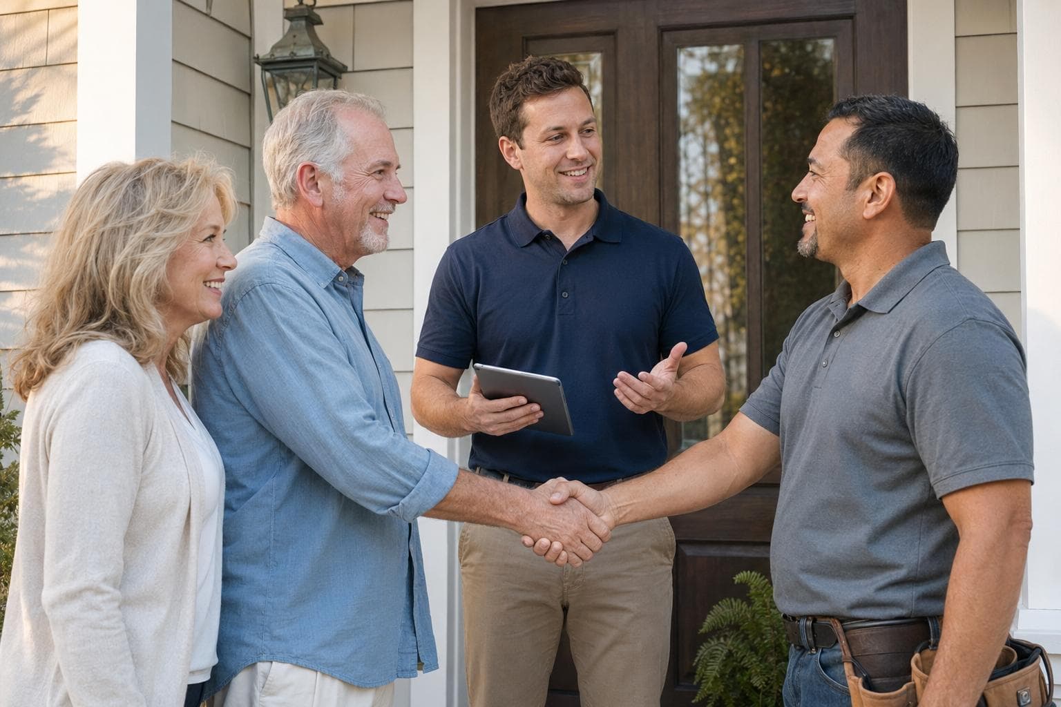 A vetted, trustworthy contractor matched to a homeowner's project by TruBuild